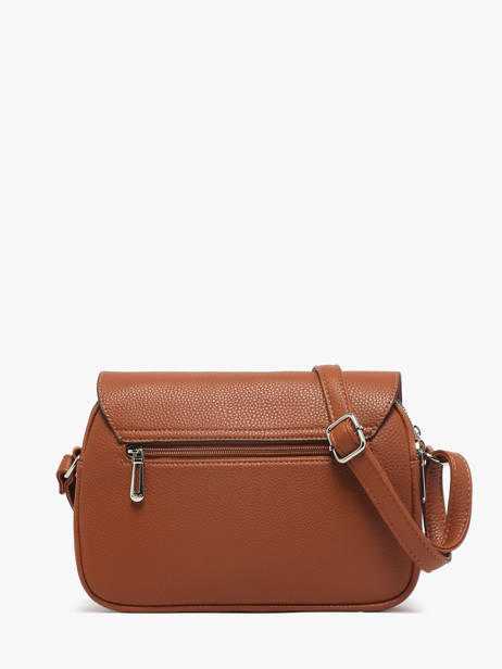 Cross Body Tas Grained Miniprix Bruin grained F3601 ander zicht 3